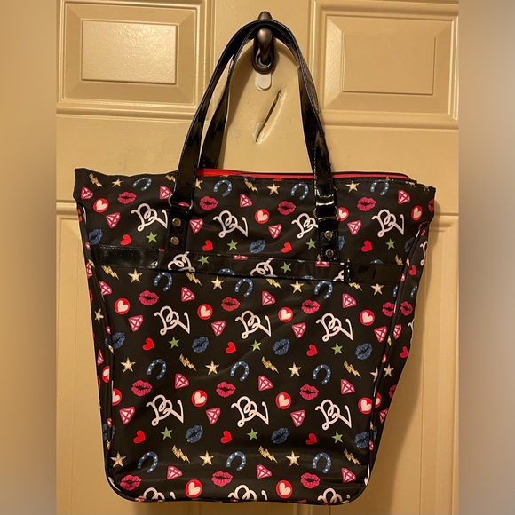 Betseyville by Betsey Johnson Large Padded Initial Tote - Picture 9 of 11